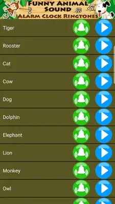 Funny Animal Sounds - Alarm Cl android App screenshot 1